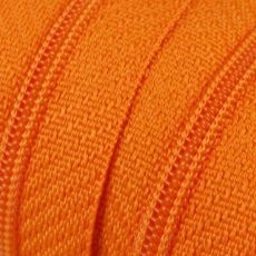 Endlosreißverschluss - 3 mm Laufschiene - orange