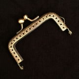 Taschenbügel - bronzefarben -  7,5 cm